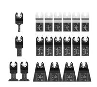 Ensemble De Lames De Scie Multifonctions Oscillantes À Dégagement Rapide For La Rénovation, Le Travail Du Bois Et Le Bricolage (12 À 108 Pièces).(20Pc)