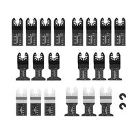 Ensemble De Lames De Scie Multifonctions Oscillantes À Dégagement Rapide For La Rénovation, Le Travail Du Bois Et Le Bricolage (12 À 108 Pièces).(22Pc)