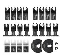 Ensemble De Lames De Scie Multifonctions Oscillantes À Dégagement Rapide For La Rénovation, Le Travail Du Bois Et Le Bricolage (12 À 108 Pièces).(24Pc)