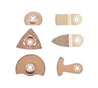 Ensemble de lames de scie oscillantes multi-outils, accessoires de lame de scie à tige universelle, lames en carbure et en acier à haute teneur en carbone de 22 pièces pour le (6 pièces en carbure)