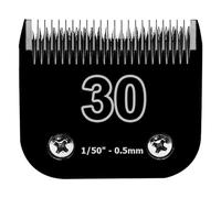 Ensemble De Lames En Acier Inoxydable For Tondeuse De Toilettage Amovible Noire For Chien, Compatible Avec Andis, Compatible Avec Oster, A5, Compatible Avec Les Tondeuses Wahl, Série KM10(30-0.5mm)