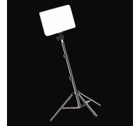 Ensemble de lampes pour studio photo avec panneau lumineux LED et trépieds