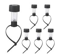 Ensemble de Lampes solaires de Jardin - éclairage de Bord de Piscine résistant aux intempéries, Lampes décoratives LED Lumineuses avec Fixation réglable, éclairage extérieur Attrayant pour Les allées