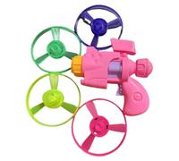 Ensemble de lanceurs de disque volant pour chat, hélices colorées, jouet à rapporter pour chat, jouet à rapporter au céleri avec hélices volantes colorées, jouet interactif pour chats, jouets à
