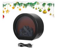 Ensemble de lanternes de cheminée - Lampe LED à piles, lanterne luisante sans flamme | Modules de flamme visuelle d'ambiance pour décoration de maison, terrasse, jardin, balcon, vacances,