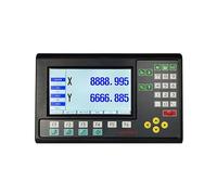 Ensemble de lecture numérique LCD DRO, 19 langues, 3 axes, 2 axes, avec 2/3 pièces, règle d'encodeur à échelle linéaire de 50 à 1000mm(GCS909-2 only dro)