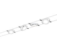 Ensemble De LED Rond Paulmann Wire Systems 4x4W Blanc Mat 230V/12V DC 30VA Métal