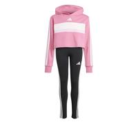 Adidas Ensemble de legging et sweatshirt à capuche fille Essentials Tiberio 3 Stripes Rose 14/15 ans