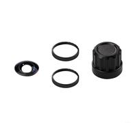 Ensemble de lentilles de rechange pour Insta360 X5 en verre optique HD - Changement rapide pour photographie en plein air - Noir, rouge, argent, bleu (bleu)