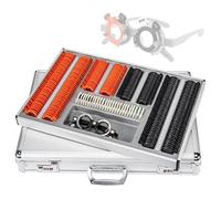 Ensemble de lentilles d'essai optiques 266 pièces, kit d'opticien, kit de lentilles de test pour optométrie, étui en aluminium, plage de mesure : SPH : ±0,12 D à ±20,00 D.