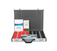 Ensemble de lentilles d'essai optiques avec étui en aluminium et accessoires de monture pour examens de la vue et optométrie professionnels