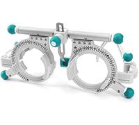 Ensemble de lentilles d'essai optiques, monture de lentilles d'essai optiques, monture de lentilles d'essai pour optométrie, opticien, écart pupillaire 48-80 mm, monture d'essai en titane pu