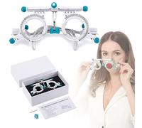 Ensemble de lentilles d'essai optiques, monture universelle, écart pupillaire (PD) 48-80 mm, monture ajustable, lentilles de test ultralégères (50 g), oculaire en titane pour opticien examin