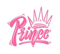ensemble de lettres royales prince princesse roi Stickers gravés 42x46.7cm Multicolore Rose