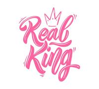 ensemble de lettres royales prince princesse roi Stickers gravés 49.2x59.8cm Personnalisation Rose