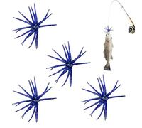 Ensemble de leurres de pêche-4 pièces, Plates-Formes d'appâts Souples à coulage Lent, appâts flottants réalistes, Kit de leurres de pêche Multi-articulés | Appât à Haute Action pour la pêche