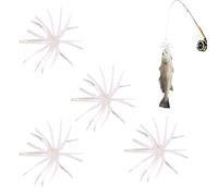 Ensemble de leurres de pêche-4 pièces, Plates-Formes d'appâts Souples à coulage Lent, appâts flottants réalistes, Kit de leurres de pêche Multi-articulés | Appât à Haute Action pour la pêche