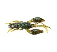 Ensemble de leurres d'écrevisses, 4 pièces 6 Couleurs leurres de pêche Souples en Silicone leurres de pêche aux écrevisses artificielles appâts pour la pêche à l'achigan(Vert foncé)