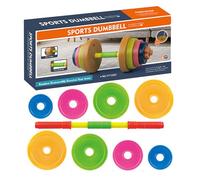 Ensemble de levage pour - Soft Schiam Haltères Toys for Kids | Mini équipement de gymnastique réglable, jouets d'exercice pour débutants pour et d'âge préscolaire,