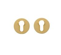 Ensemble de leviers de porte en laiton, intérieur de chambre à coucher, salle de bains, serrure factice, verrouillage de Passage privé, loquet tubulaire, tour de pouce linéaire(Key rosette-SB)