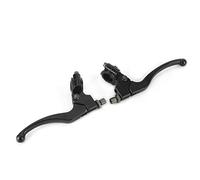 Ensemble de Leviers D'embrayage de Moto Universels, Poignées de Frein Courtes Durables, Parfaites pour les Vélos Tout-terrain et VTT avec Guidon de 22 Mm, Alliage D'acier, 1 Paire