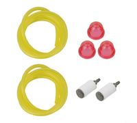 Ensemble de ligne et filtre pour McCulloch GBV325 GBV345 pour souffleur de feuilles, kit de remplacement d'apprêt avec tube de carburateur pour débroussailleuse et Garden Power
