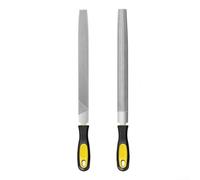 Ensemble de limes à bois à dents fines de 20,3 cm - Limes demi-rondes et plates en métal pour ébavurer l'affûtage et la préparation