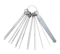 Ensemble de limes à écrou de guitare, 13 pièces en métal pour écrou guitare, kit d'outils luthier professionnel pour selle chevalet et réglage, limes d'action cordes, ensemble 'outils