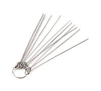 Ensemble de limes de selle en acier inoxydable pour chevalet de guitare, tiges de scie pour fendre les selles, outils de fabrication de guitare, accessoires de réparation de guitare, kit de limes de