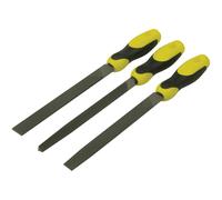 Ensemble De Limes Stanley 0-22-464 3 Pièces Plat, 1/2 Rond, 3 Carrés 200Mm (8In)