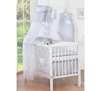 Ensemble de linge de lit pour bébé - SWB - Ciel en Voile - Gris - Mixte - Rectangulaire