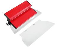 Ensemble de lisses de 25 cm, outil de lissage pour béton, lisse décorative pour enduit, lames en acier inoxydable de 0,5 mm et 0,3 mm, design ergonomique