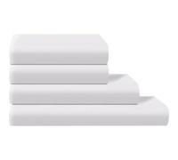 Ensemble De Lit De 4 Pièces Ensemble De Literie Jetable 1 Drap De Lit 1 Housse De Couette 2 Taies d'oreiller Draps De Lit Respirants Portables pour Camping Hôtel