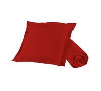 Ensemble de literie - Amphora - Drap housse 90x190 cm - Taie d'oreiller 65x65 cm - Coton - Rouge