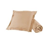 Ensemble de literie - Amphora - Drap housse 90x190 cm - Taie d'oreiller 65x65 cm - Coton - Taupe