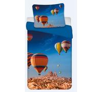 Ensemble De Literie Avec Ballon 135 X 200 CM 80 X 80 CM 100% Coton