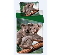 Ensemble De Literie Avec Koala 135 X 200 CM 80 X 80 CM 100% Coton