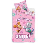 Ensemble De Literie Bébé Paw Patrol Rose 100 X 135 Et 40 X 60 Cm