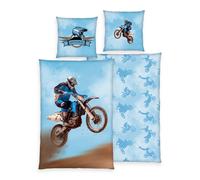 Ensemble De Literie Motocross 2 Pièces 135x200 CM 100% Microfibre