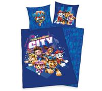 Ensemble De Literie Paw Patrol City 2 Pièces 135 X 200 CM 80 X 80 CM