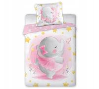 Ensemble de literie pour bébé 100x135 Câlins d'éléphant