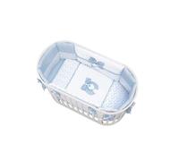 Ensemble de literie pour lit bébé Leonardo Blue Hearts