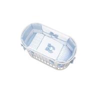 Ensemble de literie pour lit bébé Leonardo Blue Hearts