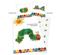 Ensemble De Literie Raupe Nimmersatt 2 Pièces 135 X 200 Cm 80 X 80 Cm