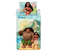 Ensemble De Literie Reversible Moana 100 % Coton Taille UE Filles Enfants Disney