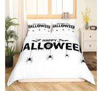Ensemble De Literie Th¿¿Me Halloween, Housse De Couette En Toile D'araign¿¿E Effrayante Pour Gar?Ons Et Filles, Pour Enfants Et Adolescents, Housse De Couette En Forme D'ar