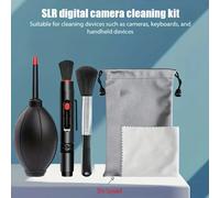 Ensemble de livres d'appareil photo numérique sans miroir Slr, écran d'ordinateur portable, clavier, soufflage d'air, adapté pour objectif IL et Nikon, gril 5PCs blue