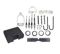 Ensemble de localisateur de perceuse de Table, Gouge à trous carrés, outil de positionnement de mortaise pour le travail du bois, Machine à mortaise