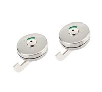 Ensemble de loquets de porte de salle de bain polyvalents en acier inoxydable avec indicateurs vibrants assurant la compatibilité des accessoires de porte