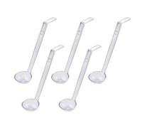 Ensemble de louches transparentes de qualité alimentaire pour banquets, distributeurs de sauces, vinaigrettes, jus, fête de fête
